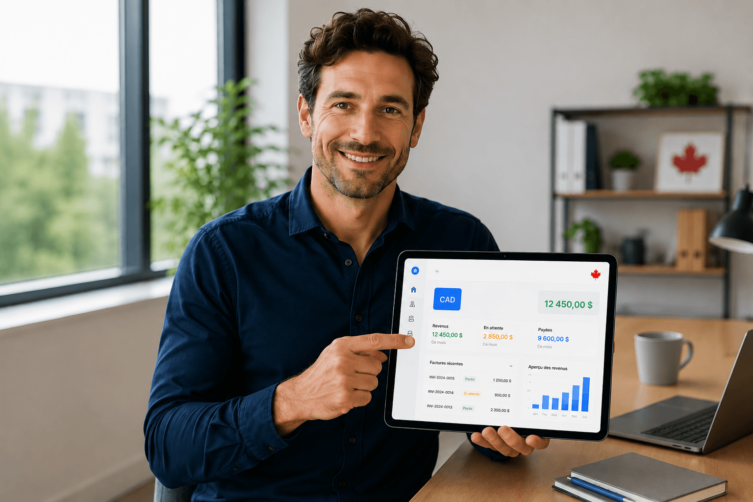 PME canadienne utilisant SoftFacture pour gérer ses soumissions, factures et paiements